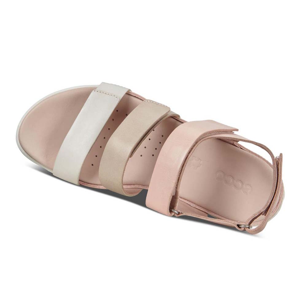 Ecco Flash Flate Sandaler Dame Grå Hvite Rosa | NO 177KOR